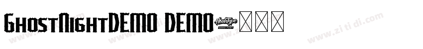 GhostNightDEMO DEMO字体转换